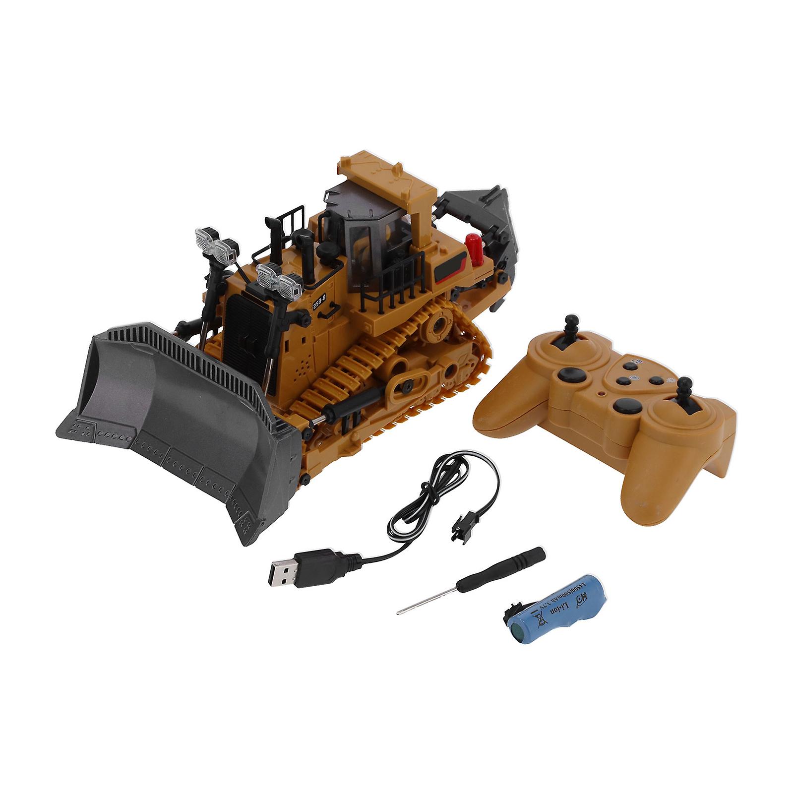 1/24 Scale Crawler Remote Control Front Loader Toy Kid's Plastic Shovel Loader Electric Tractor