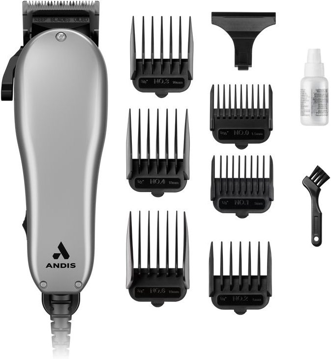 Andis Easy Clip Multi-Style Dog Grooming Clippers， Silver