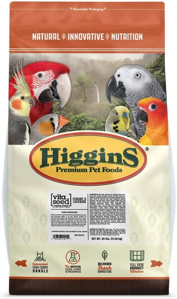 Higgins Vita Seed Conure and Lovebird Bird Food