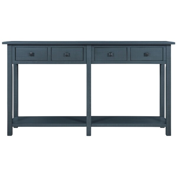 Console Table with Drawer and Bottom Shelf