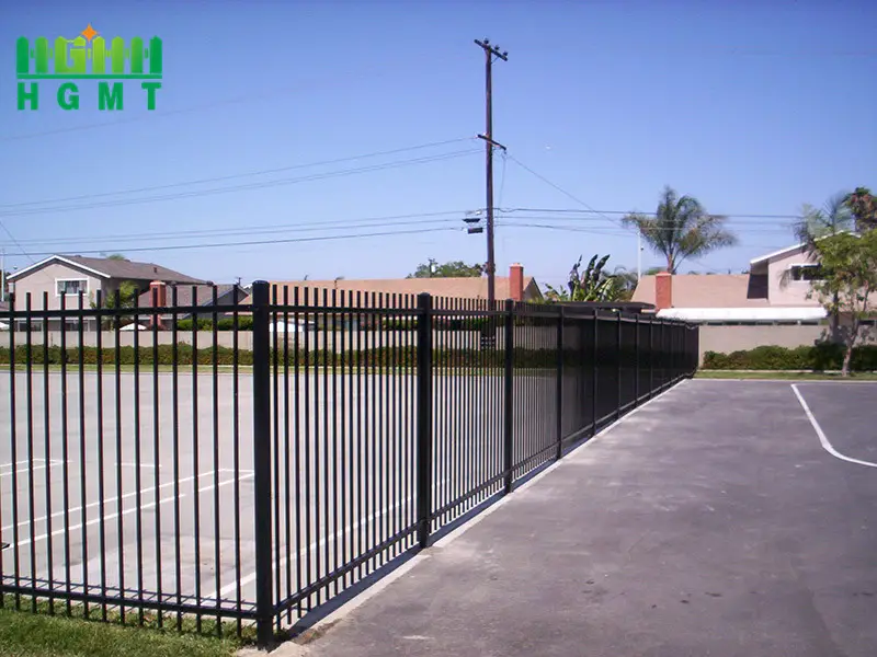 Factory Supply Powder coated Tubular Fence Steel Tubular Fence Panels Gates for Sale