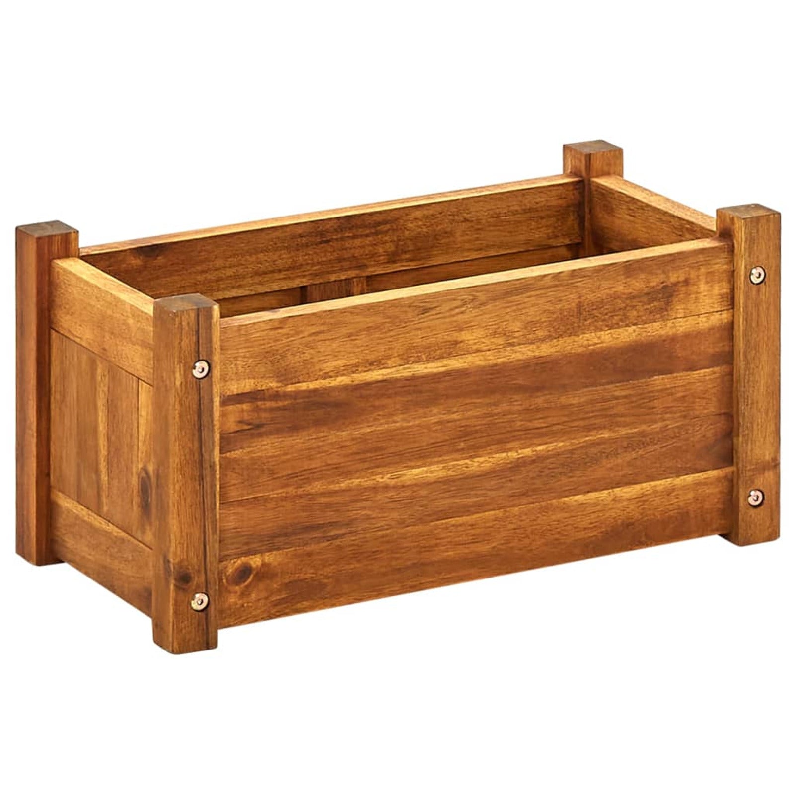 Carevas Garden Raised Bed Acacia Wood 19.7"x9.8"x9.8"