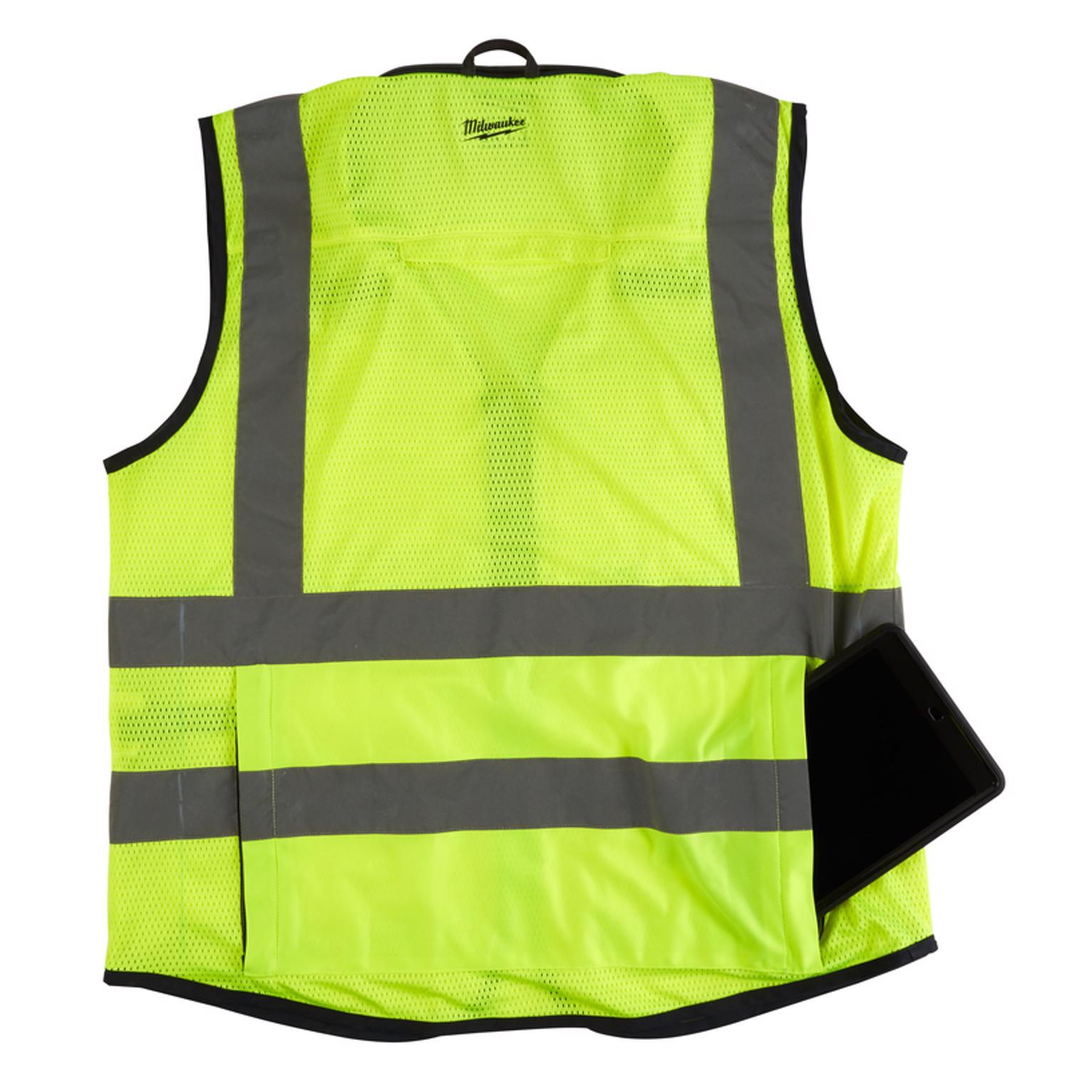 MW Performance Safety Vest High Visibility Yellow S/M