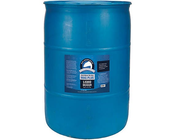 Bare Ground Mag Plus liquid deicer 55 gallon drum