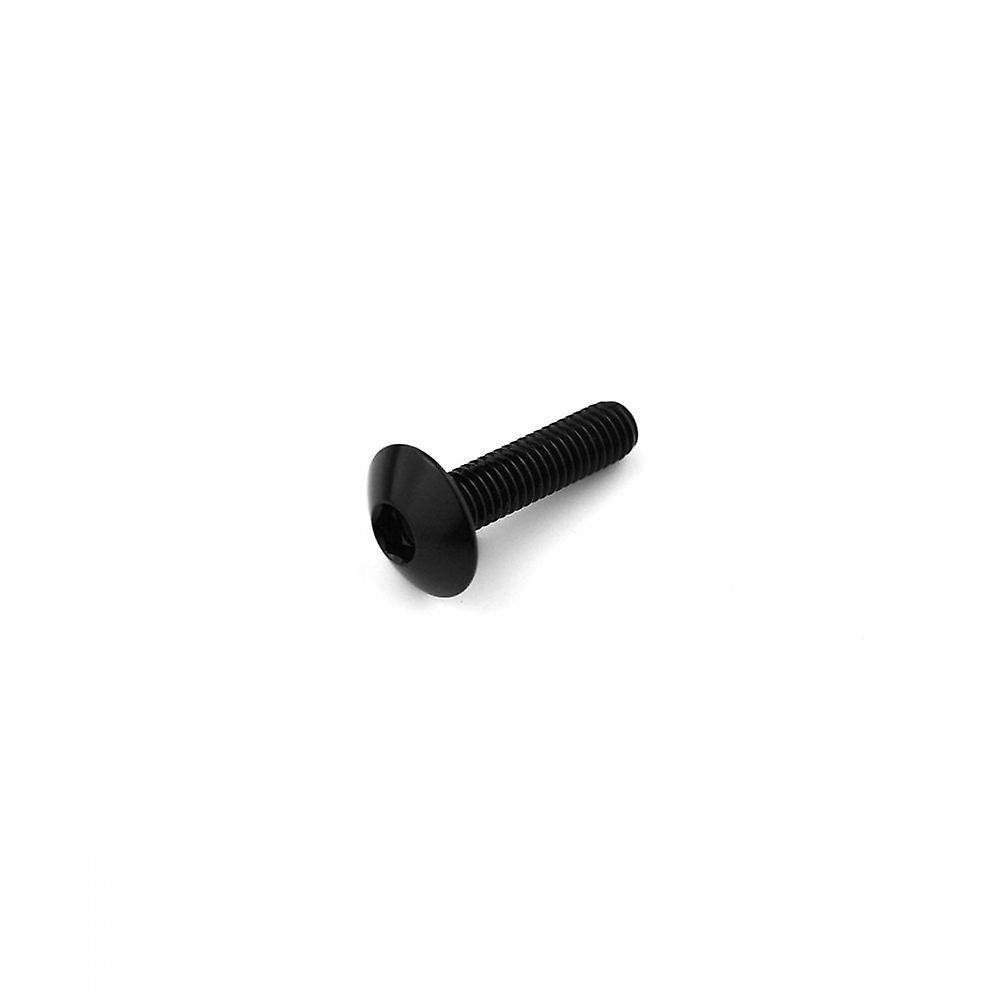 Racebolt Aluminium Dome Head Bolt M5 X 0.8mm X 20mm Black