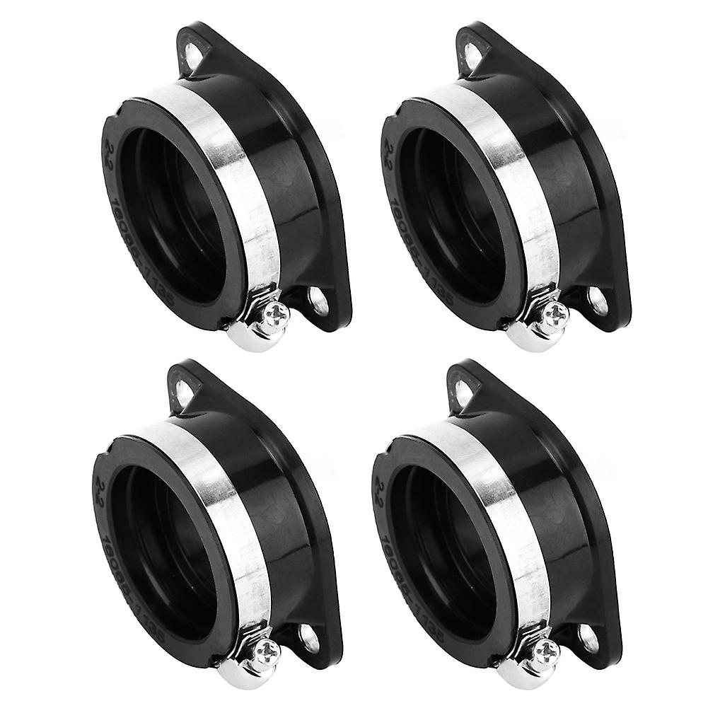 4pcs/set Caburetor Intake Manifold Boots Carb Holder Fit For Kawasaki Kz1000 Kz1100 11-4853