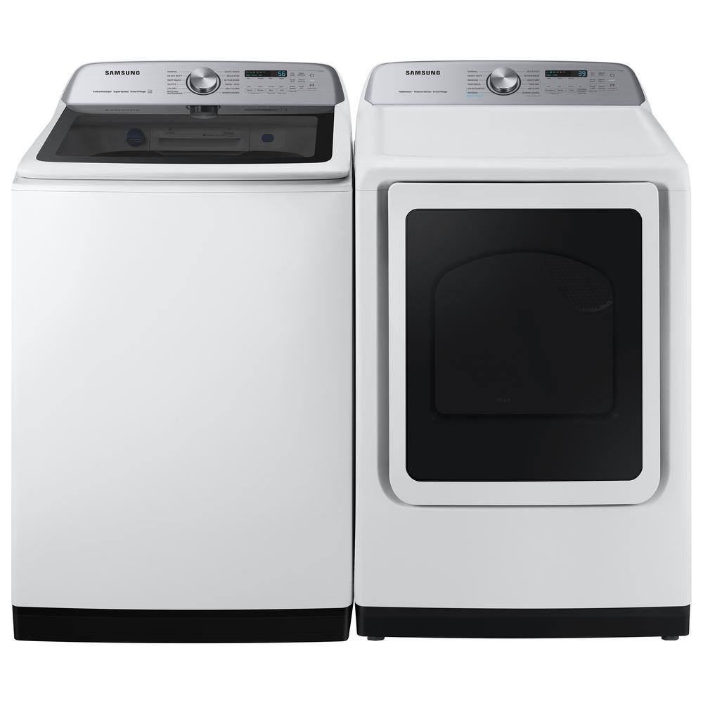  5.2 cu. ft. Smart High-Efficiency Top Load Washer with Impeller and Super Speed in White ENERGY STAR WA52A5500AW