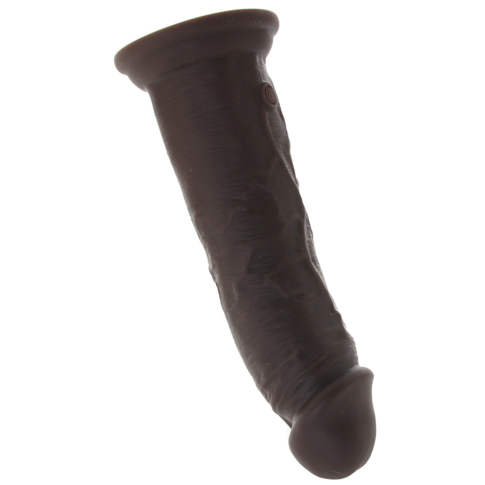 King Cock Elite Dual Density 8 Inch Silicone Cock in Brown