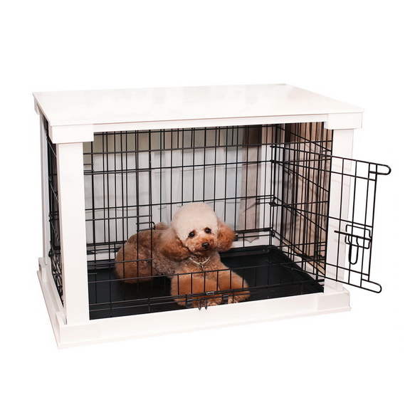 Zoovilla PTH0231720100 Cage with Crate Cover  Whit...