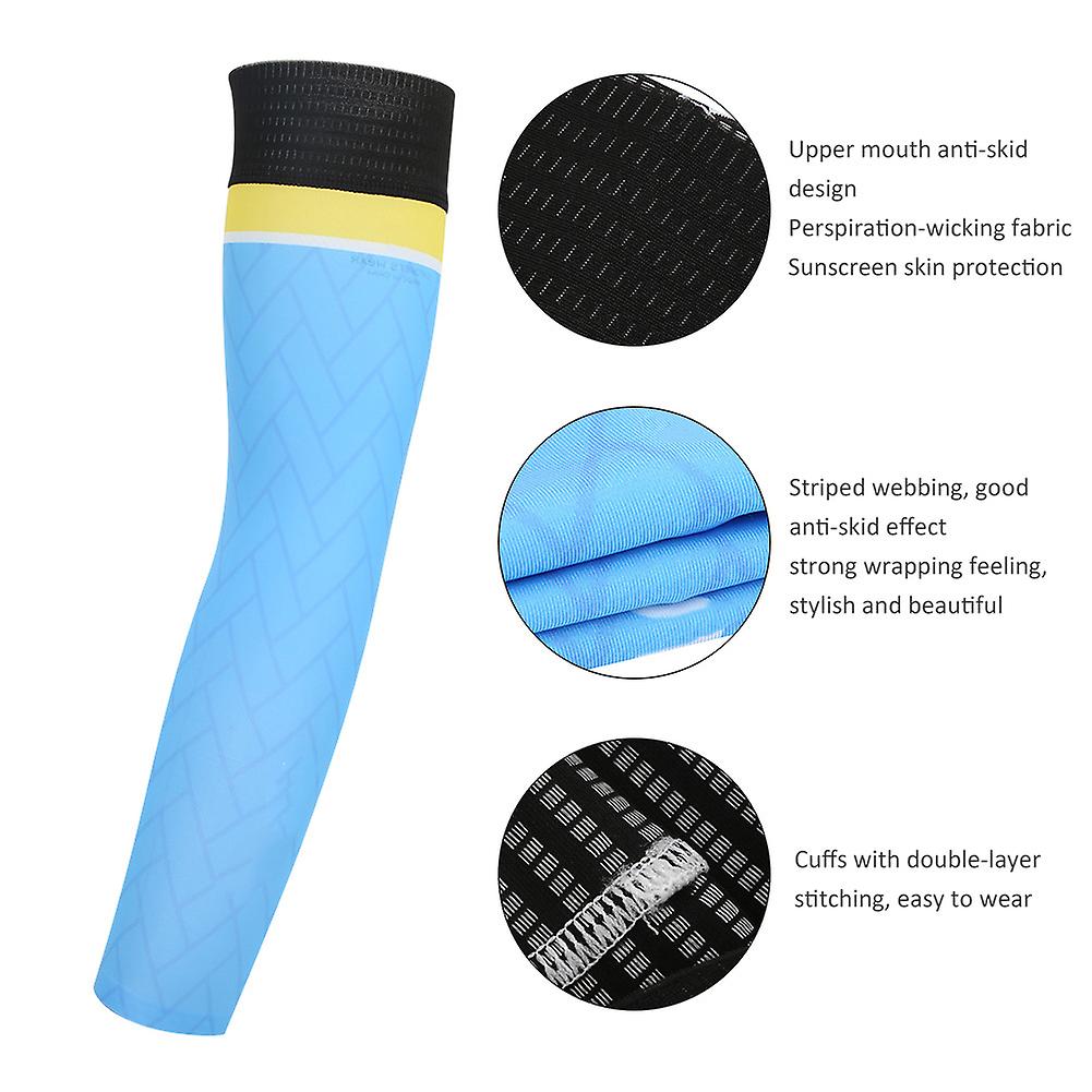 1 Pairs Arm Sleeves For Sun Protection， Cooling Compression Arm Sleeves For Men Women Sports Sleeve For Cycling， Sports， Run， Basketball[s/m]