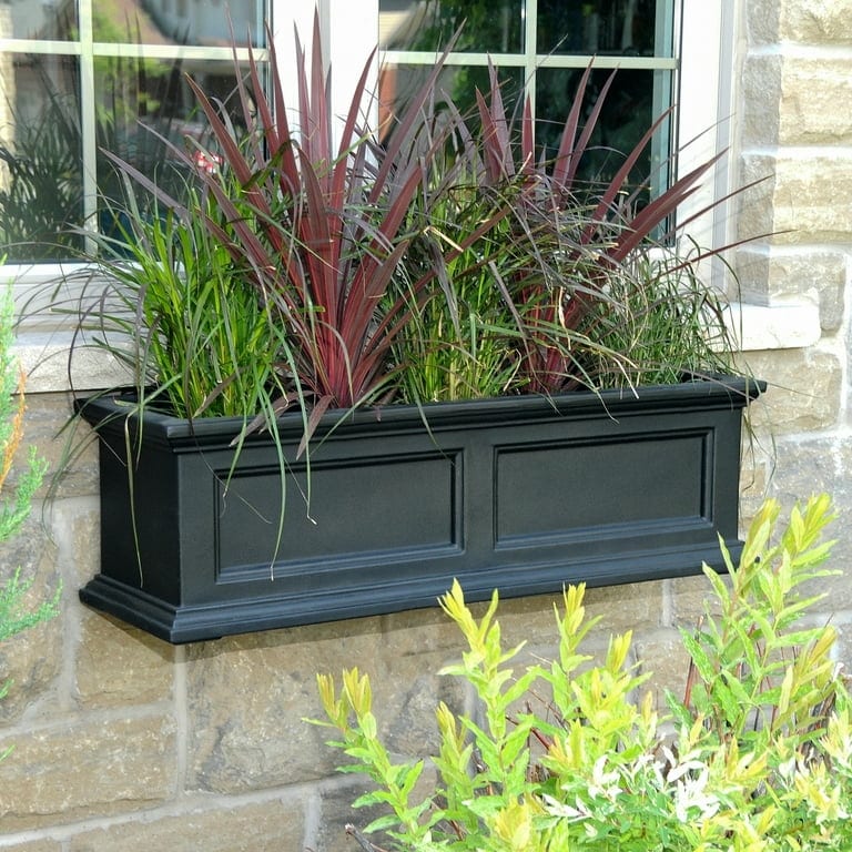 36 Inch Rectangle Polyethylene Window Box