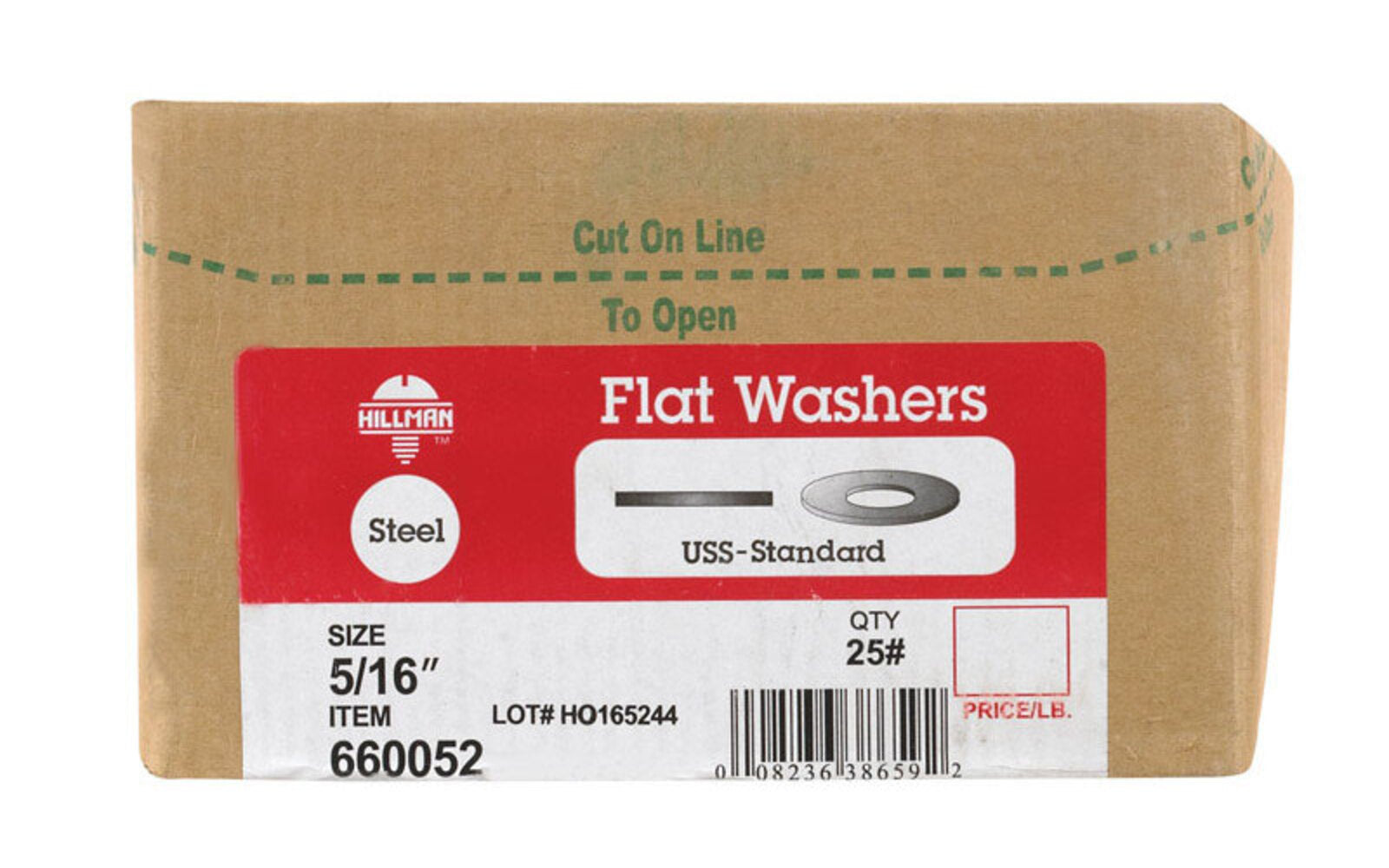 25# USS FLATWASH 5/16IN