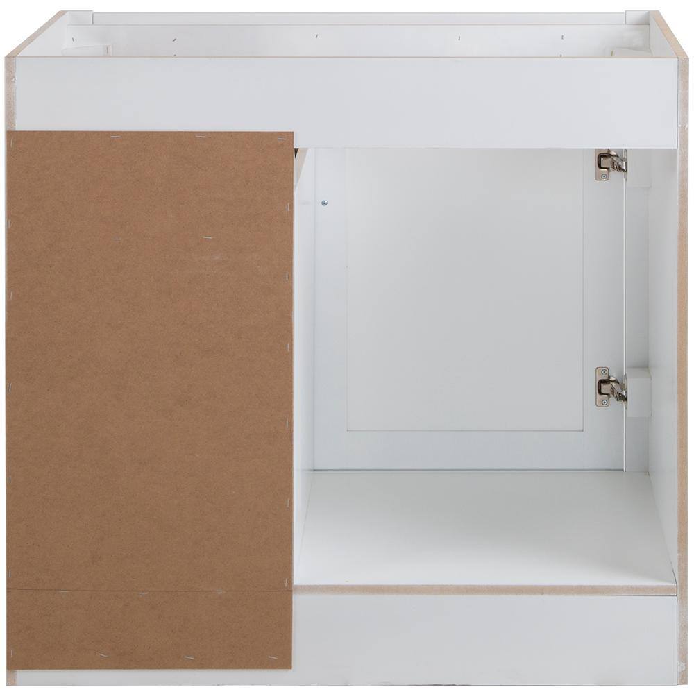 Home Decorators Collection Westcourt 36 in. W x 21 in. D x 34 in. H Bath Vanity Cabinet Only in White WT36-WH