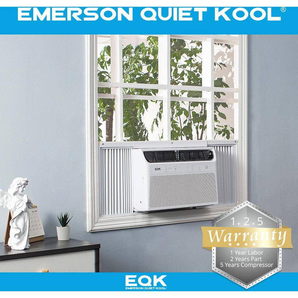 EQK SMART 250 sq. ft. 6000 BTU Window Air Conditioner 115-Volt with Wi-Fi and Voice Control ENERGY STAR in White EARC6RSE1H