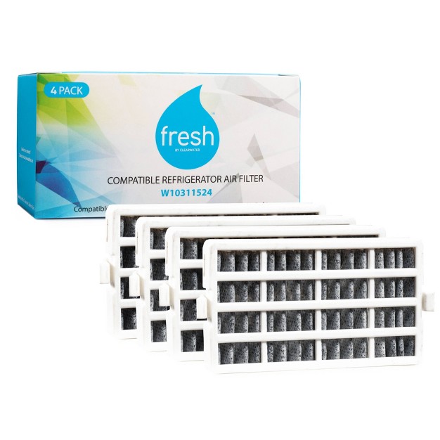 Mist Fresh Replacement Whirlpool W10311524 Refrigerator Air Filter 4pk Cwff401