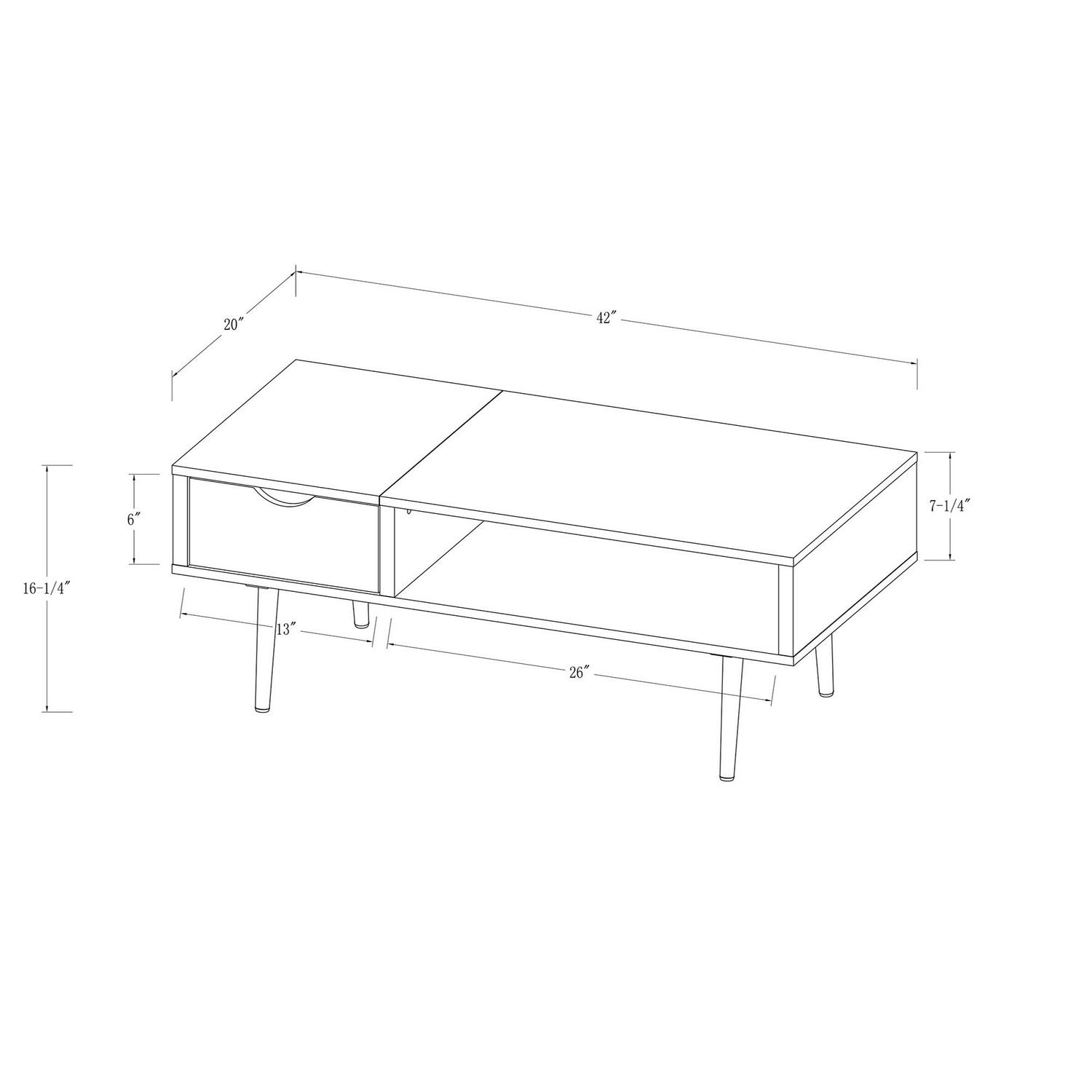 Bellamy Studios Booker Marble Coffee Table