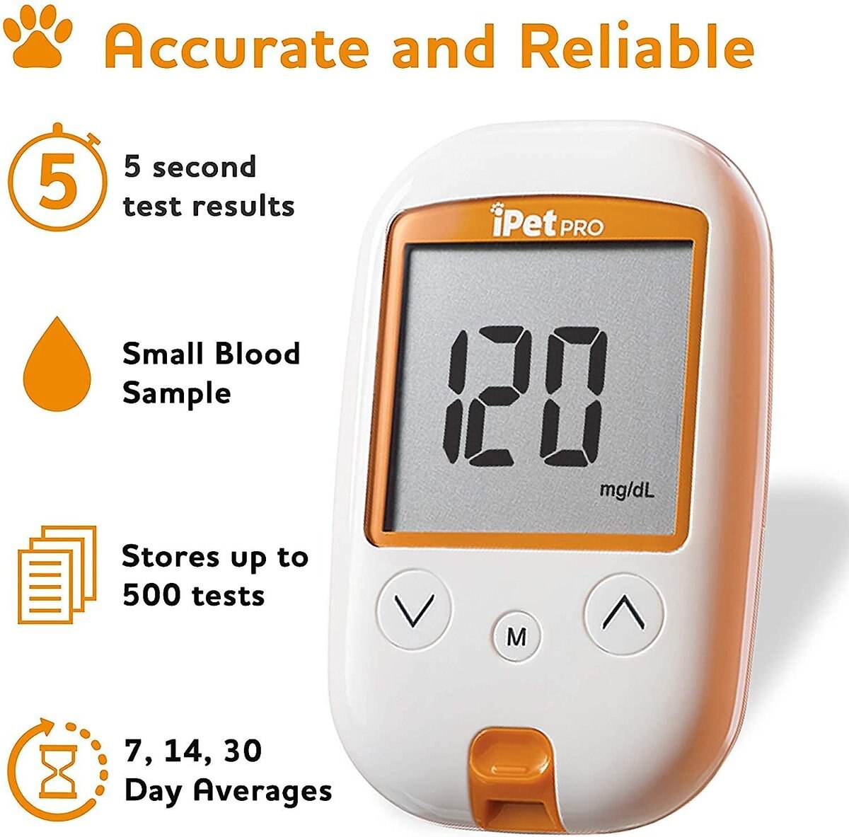 iPet PRO Blood Glucose Monitoring System Starter Kit for Dogs and Cats