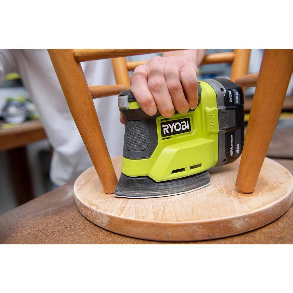 RYOBI ONE+ 18V Cordless Corner Cat Finish Sander (Tool Only) PCL416B