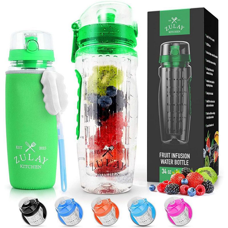 Portable Water Bottle with Fruit Infuser