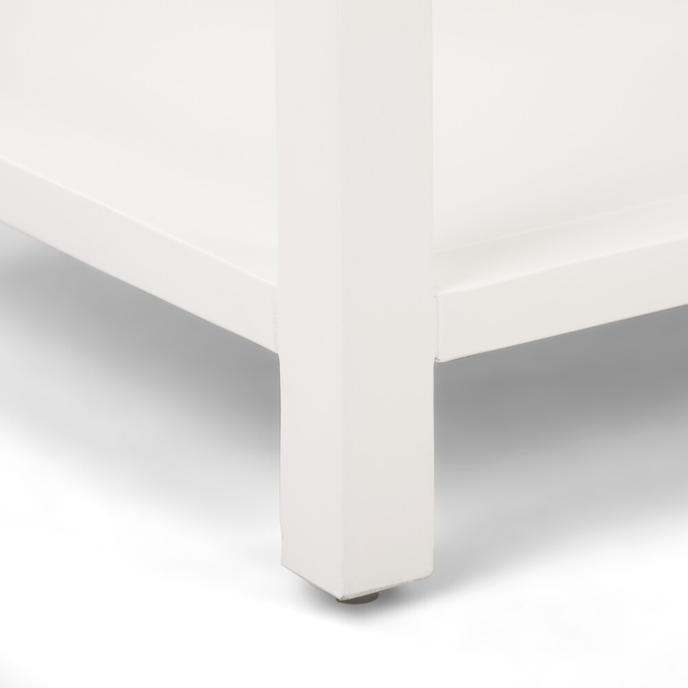 Finch Lockwood Side Table  White