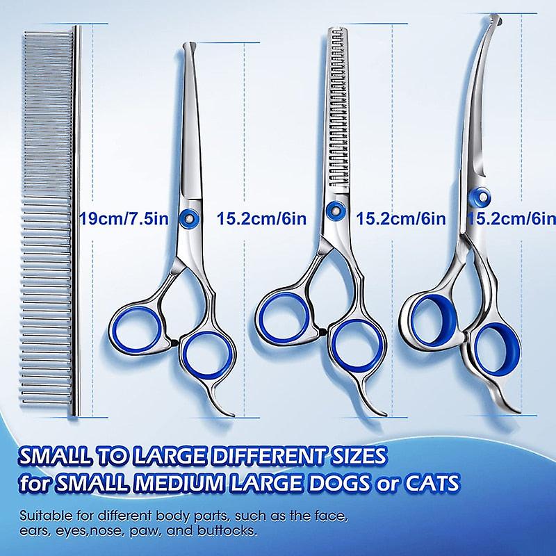 5 In 1 professional dog scissors kit