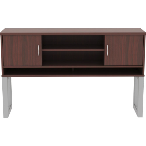 Lorell Relevance Series Mahogany Laminate Office Furniture Hutch (16218)