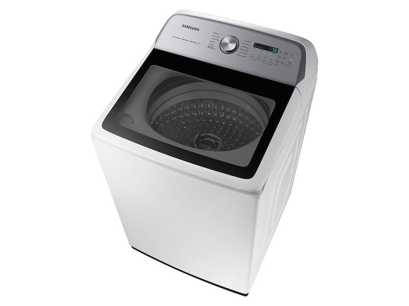 Samsung WA55CG7100AW 5.5 Cu. Ft. Extra-Large Capacity Smart Top Load Washer With Super Speed Wash In White