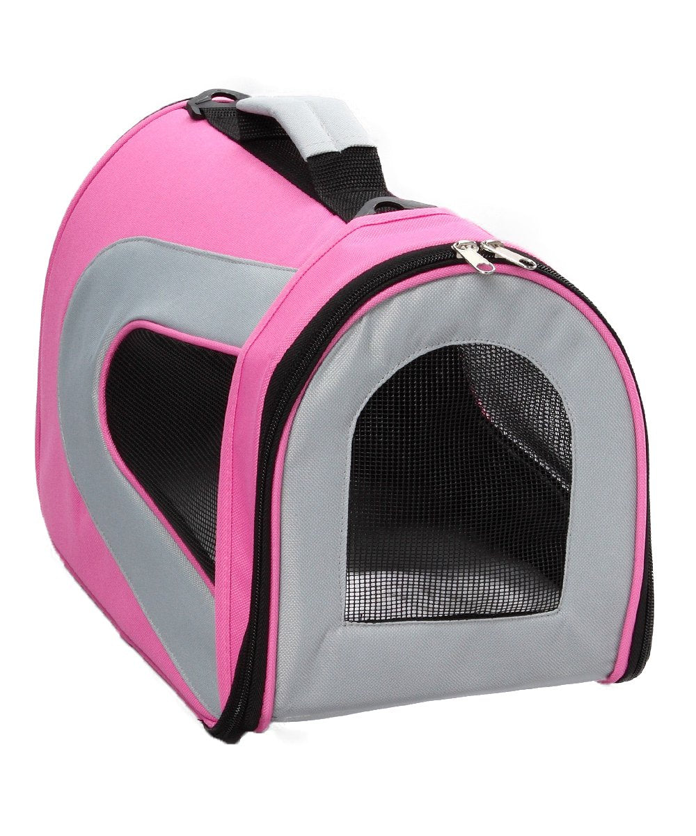 Pet Life Airline Approved Folding Sporty Mesh Carrier