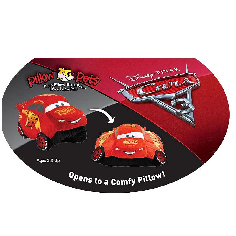 Disney / Pixar Cars 3 Lightning McQueen Stuffed Animal Plush Toy by Pillow Pets