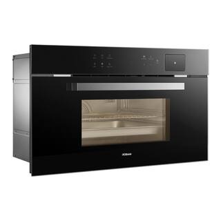 ROBAM CQ762 30 in. Built In Gas Convention Oven with Steam Cooking Onxy Black Tempered Glass with Stainless Steel ROBAM-CQ762