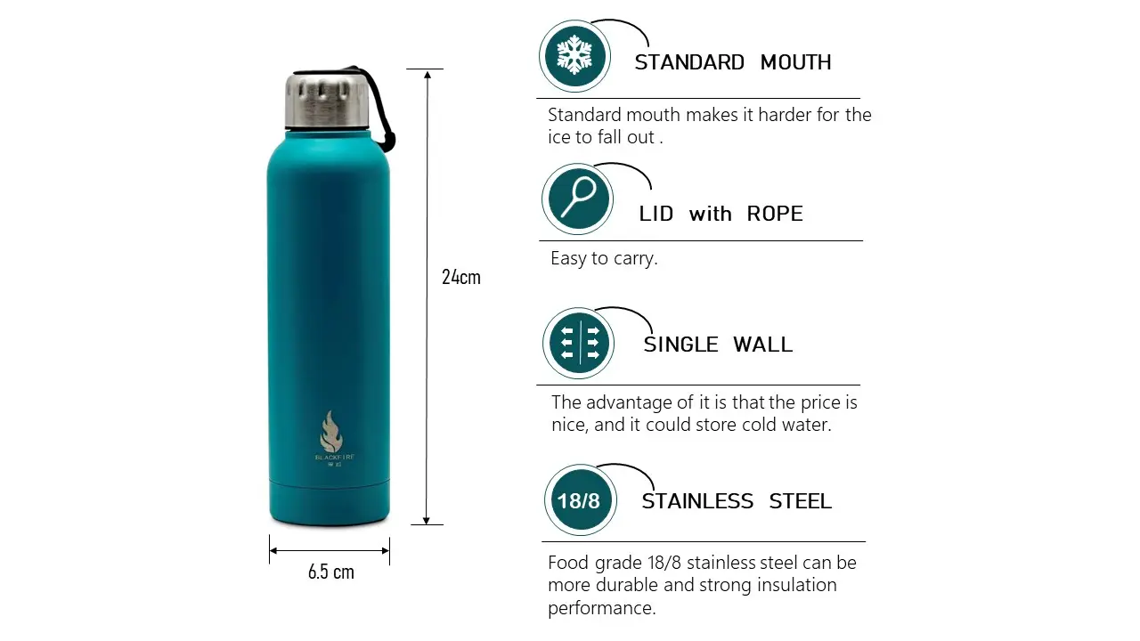 Light weight Sport Single Wall Cola Shape Cold Drinking Water Bottles Single Wall Stainless Steel Water Bottle