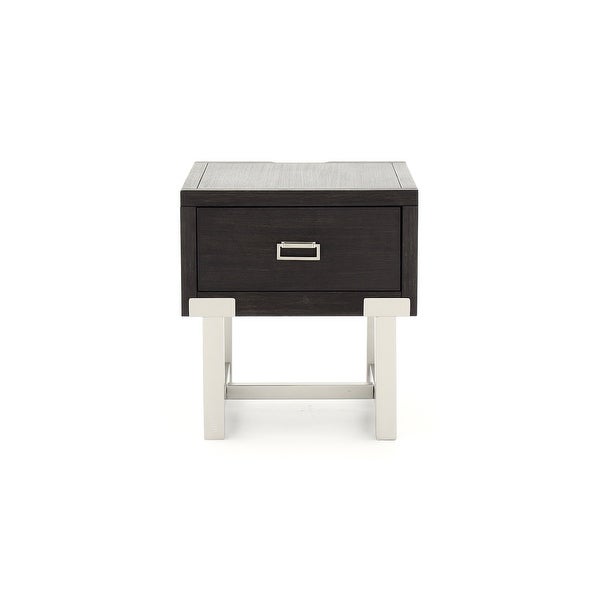 Chisago Rectangular End Table， Black - 22