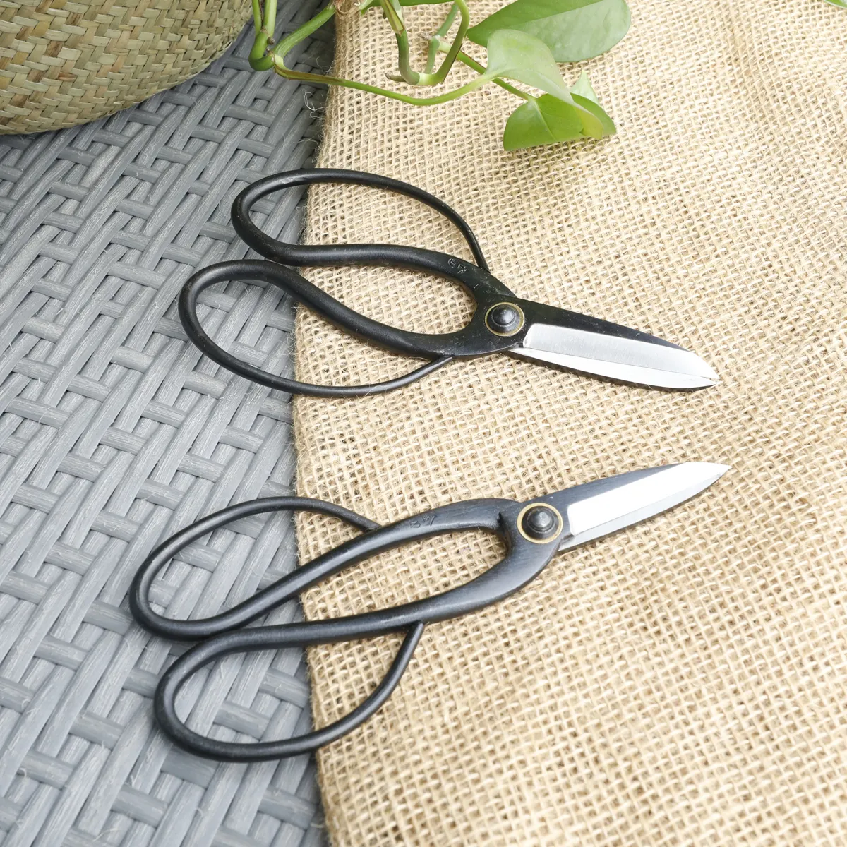 Heat treated high carbon steel 8 bonsai gardening trimming hand pruning shears scissors