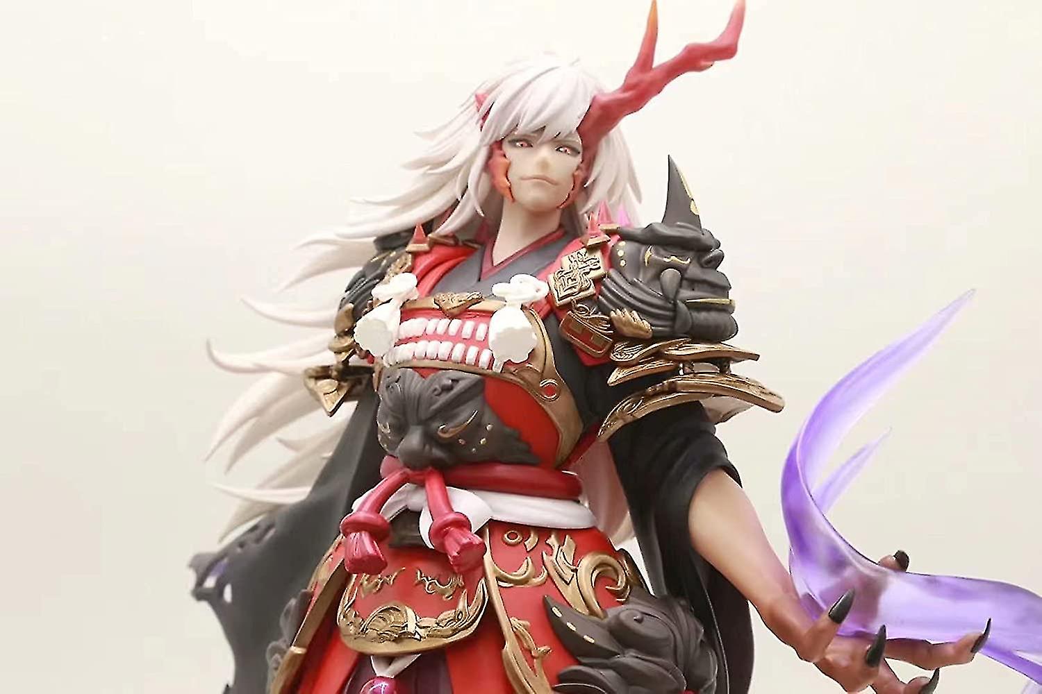 30cm Anime Action Figure Mobile Game Onmyoji Ibaraki Douji Ssr Newest Oversized Gift Handmade Model Static Statue Otaku Favorite Painted Crafts