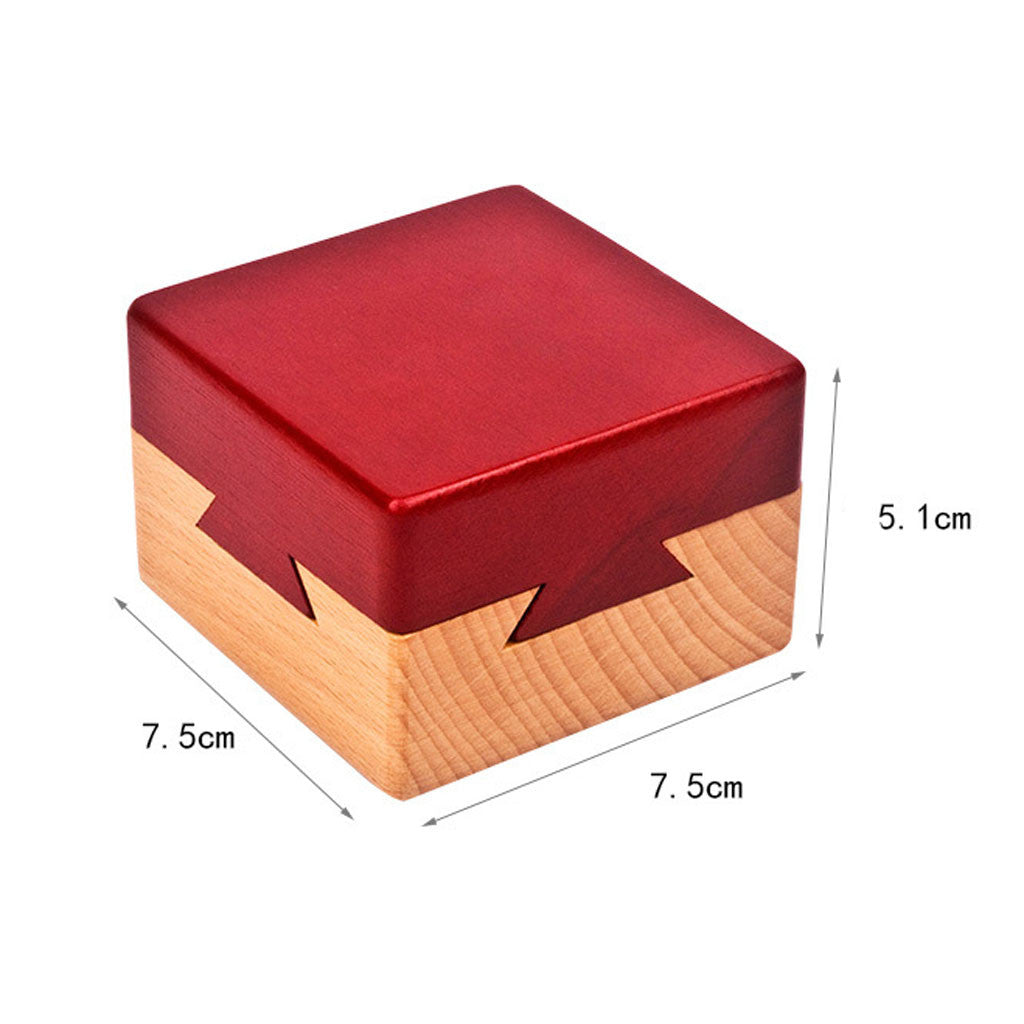 Wooden Jigsaw Puzzles for Adults Puzzle Wooden Secret Box Compartment Hidden Diamond Gift Surprise Brain Teaser Wooden Education Toy