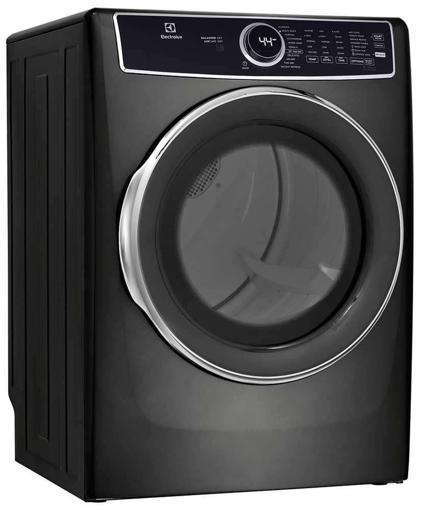 Electrolux 8 Cu. Ft. Titanium Front Load Perfect Steam Gas Dryer With Predictive Dry And Instant Refresh