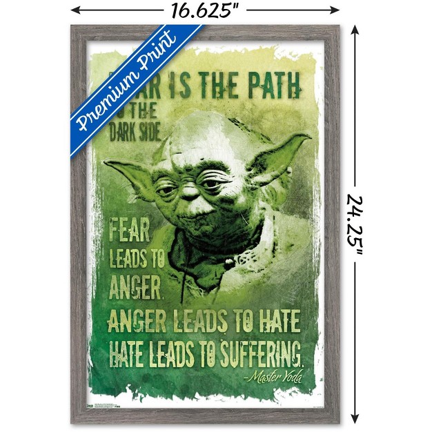 Trends International Star Wars Saga Path To The Dark Side Framed Wall Poster Prints