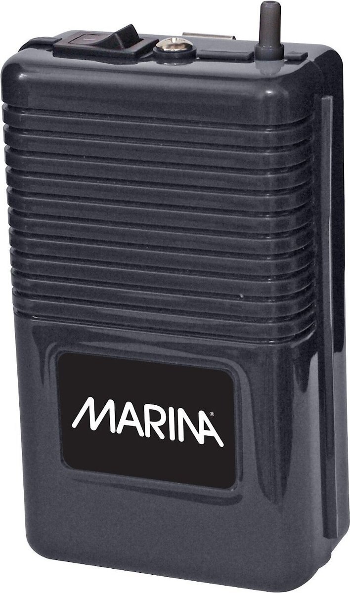 Marina Battery-Operated Air Pump for Aquariums