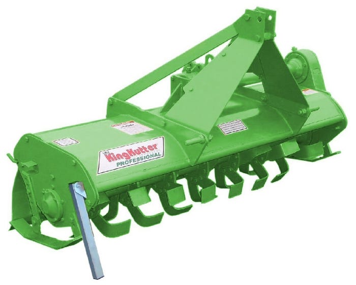 King Kutter 5 Professional Gear Driven Rotary Tiller， Green - TG-G-60-JP