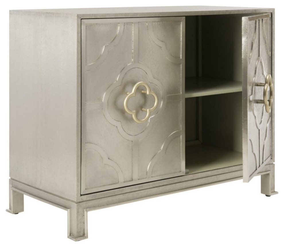 Collette Metal Chest   Contemporary   Accent Chests And Cabinets   by Rustic Home Furniture Deco  Houzz