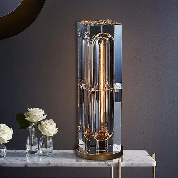 Crystal Bedside LED Table Lamp