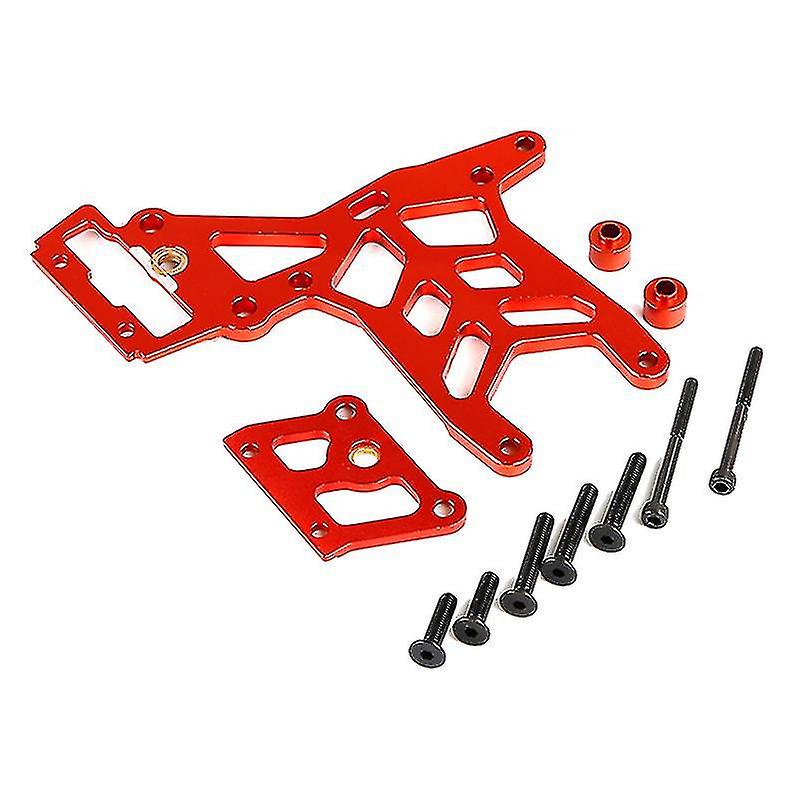 Rear Upper Connecting Plate Set Compatible With 1/5 Hpi Rovan Km Baja Rc -red