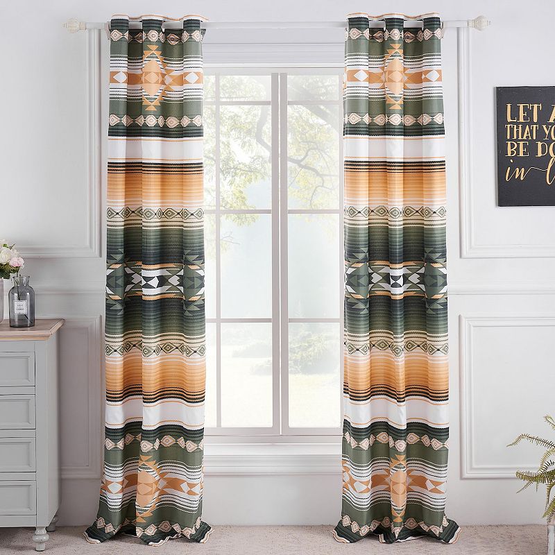 Greenland Home Fashions Zuma Window Curtain Set