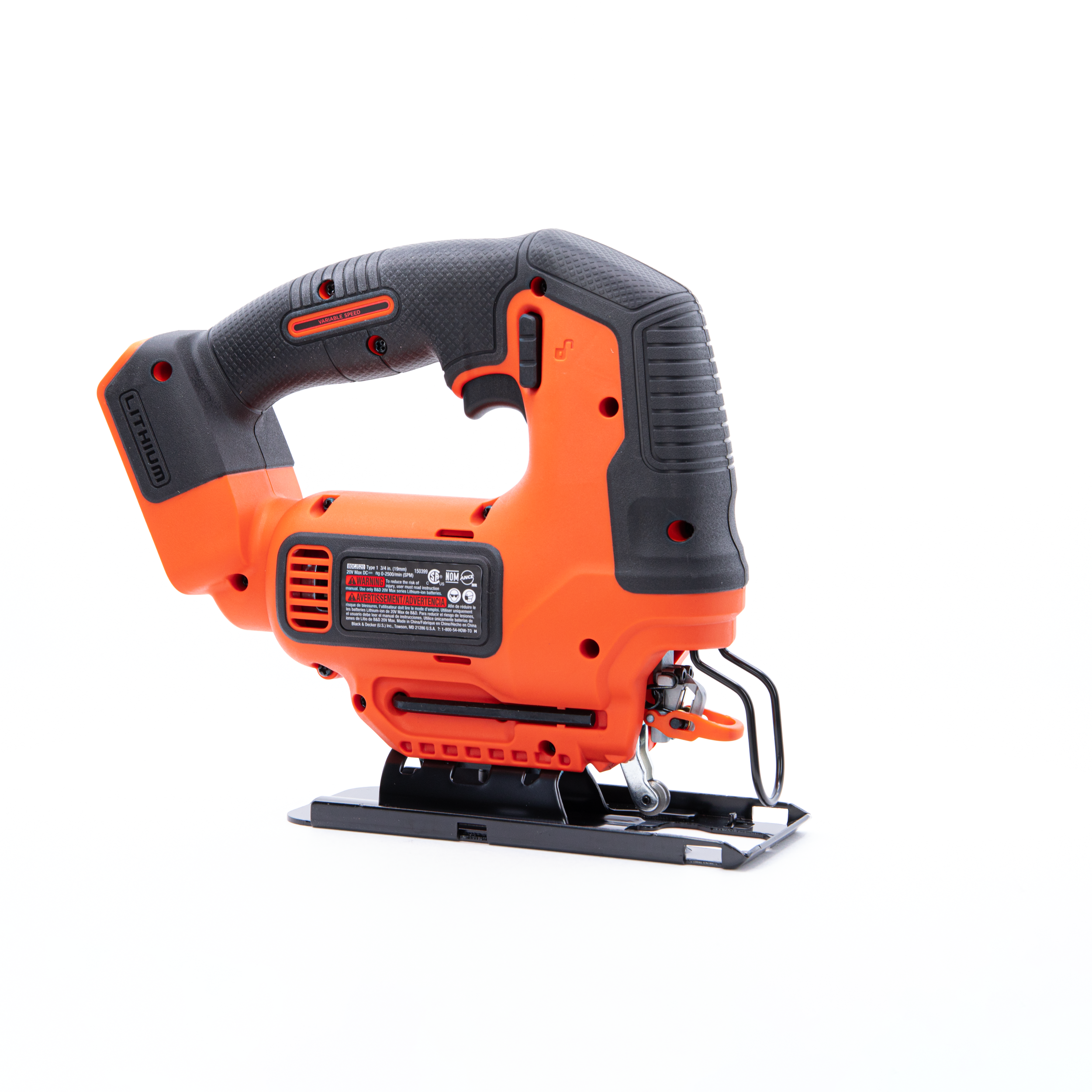 20V MAX* POWERCONNECT™ Cordless Jig Saw (Tool Only)