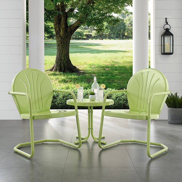 Griffith 3pc Outdoor Conversation Set Key Lime Crosley