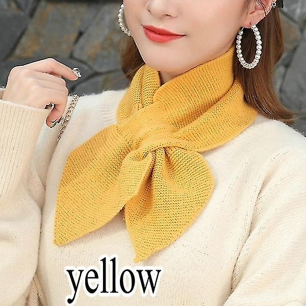 Women Casual Cross Keep Warm Straps Shawl Ladies Autumn Winter Scarf Soft Neck Scarf Girls Knitted Sweater Scarve