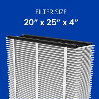 AprilAire 20x25x4 216 Air Cleaner Filter for Whole-House Air Purifier Models 1210162022102216 and 4200 MERV 16 (2-pack) 216 02