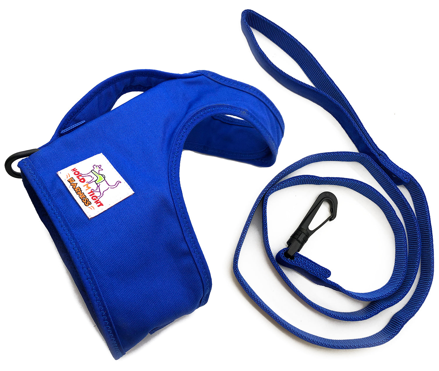 Hold M Tight - Airline Travel Leash and Harness - BLUE - LG/XL