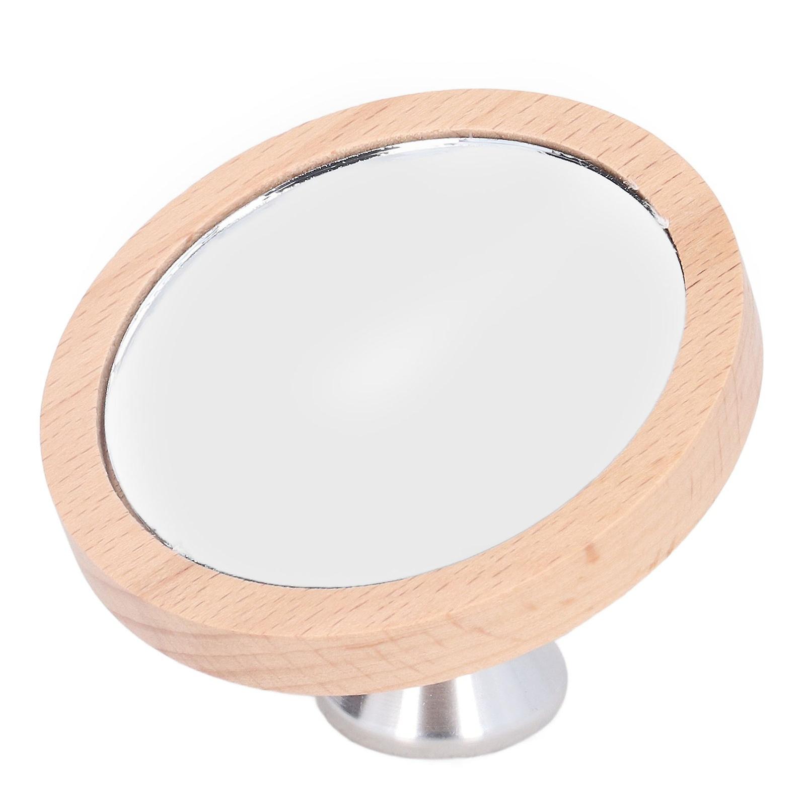 Coffee Reflective Mirror 360 Degree Rotating Coffee Tampering Reflective Lens for Restaurant Home Travel Silver