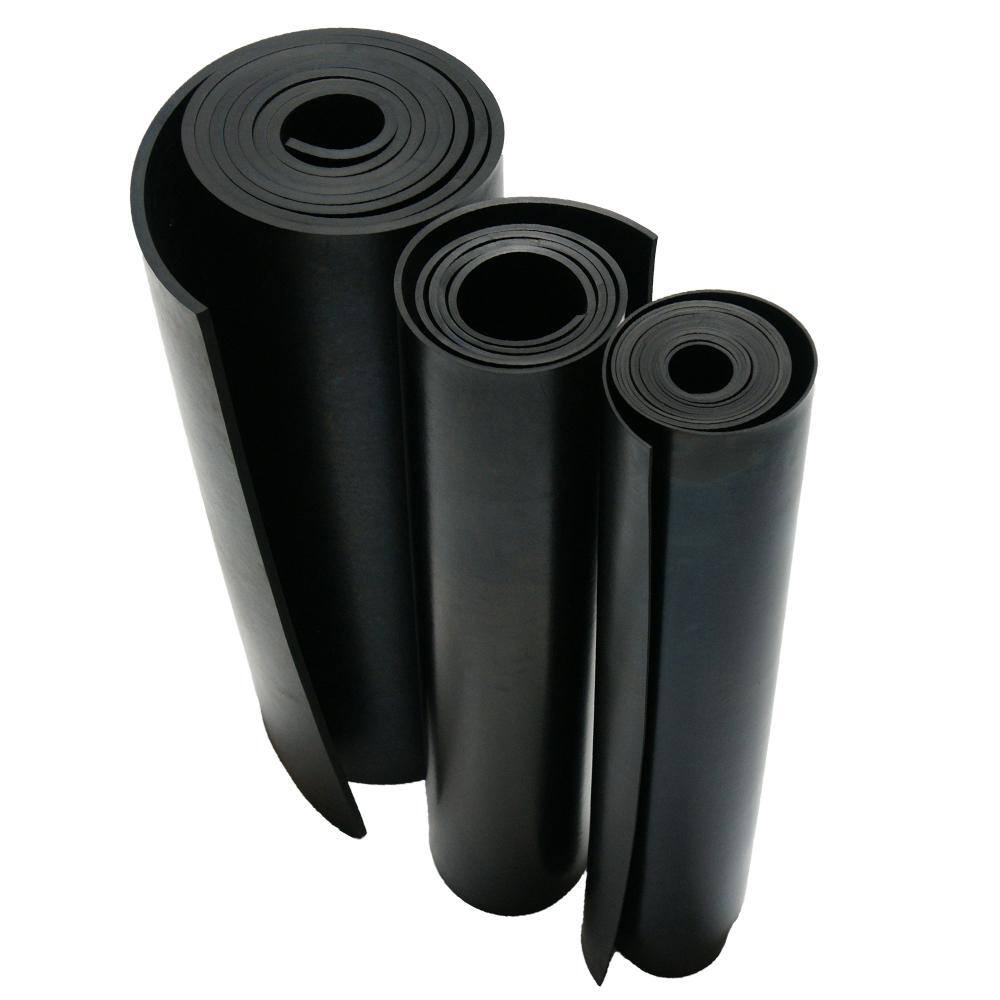 Rubber-Cal Neoprene 18 in. Thick x 36 in. Length x 12 in. Width Commercial Grade - 60A Rubber Sheet 20-101-0125-36-012